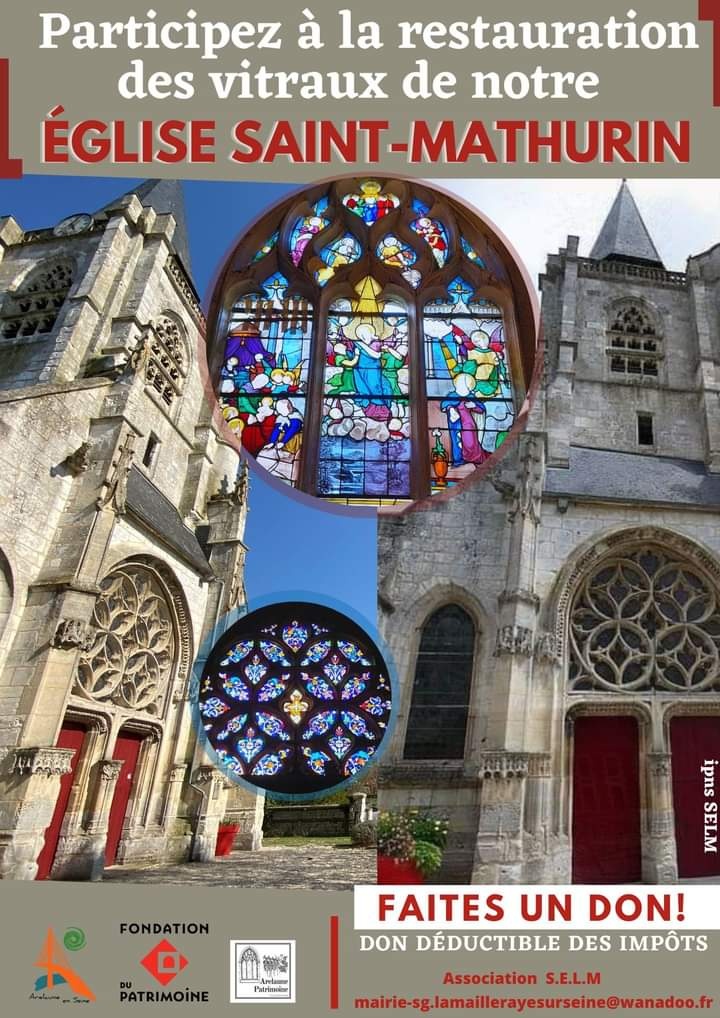 Restauration de l'église Saint Mathurin de La Mailleraye sur Seine